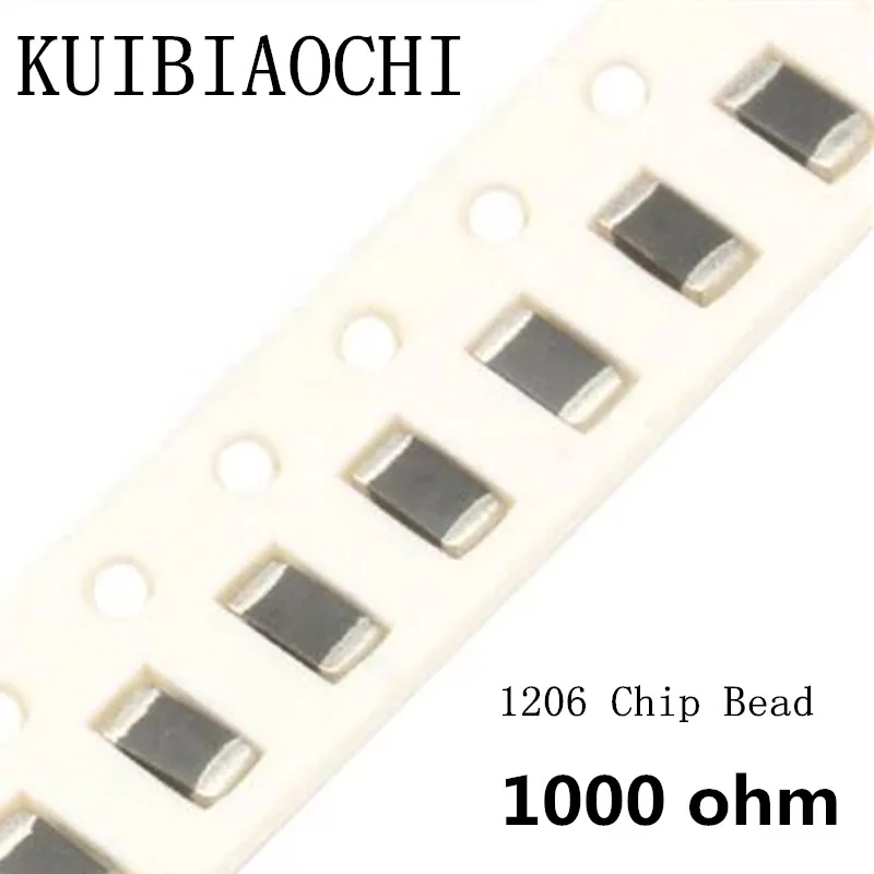 100pcs/lot 1206 3216 Chip Bead 3.2mm*1.6mm SMD magnetic bead Error 25% 300mA 100MHz Обустройство дома