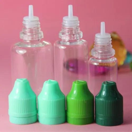 100 шт. ПЭТ 30 мл Пластик бутылки для капельницы с предохранителем и универсальным