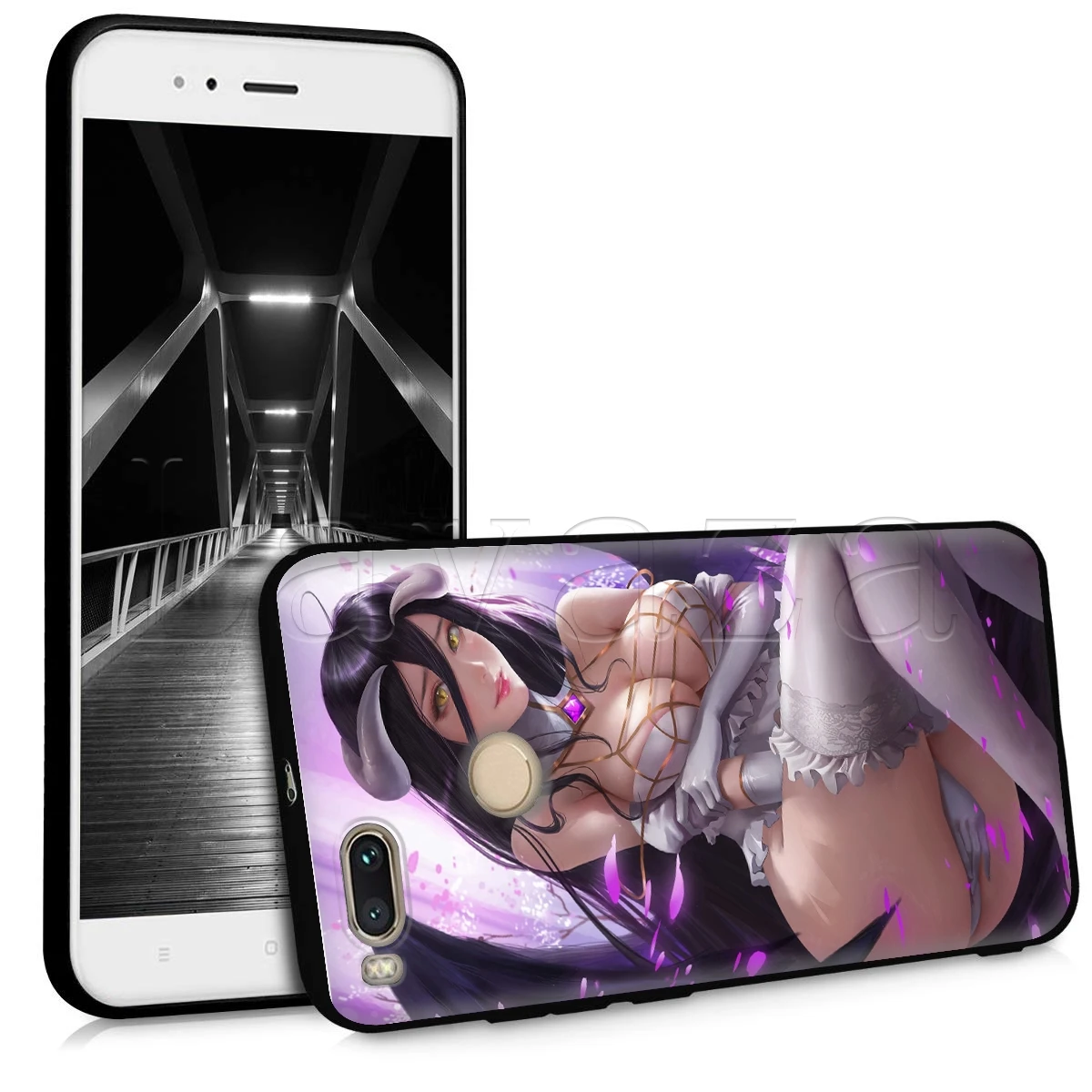 Мягкий чехол Lavaza Albedo overlord для Xiaomi MI Redmi Poco X2 K30 Note 8T 10 6 8 9 9se A1 A2 A3 MAX 3 Lite Pro Plus f1 |