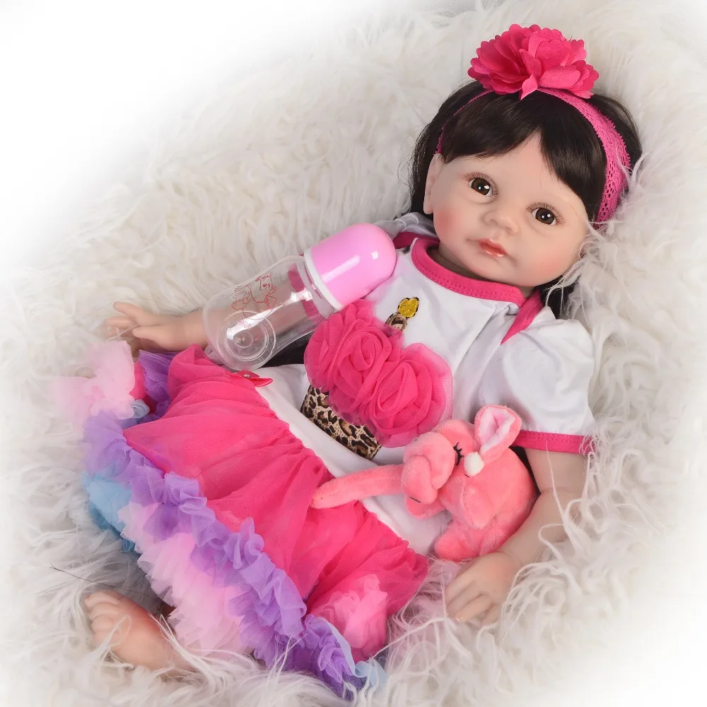 KEIUMI Princess 22 дюйма кукла для новорожденных ткань Реалистичная милая Детская