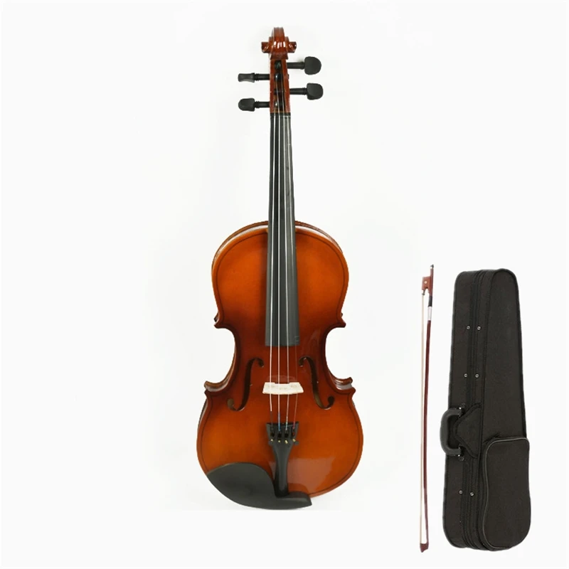Свет цельная деревянная скрипка 4/4 ремесло полосы Violino для взрослых студентов