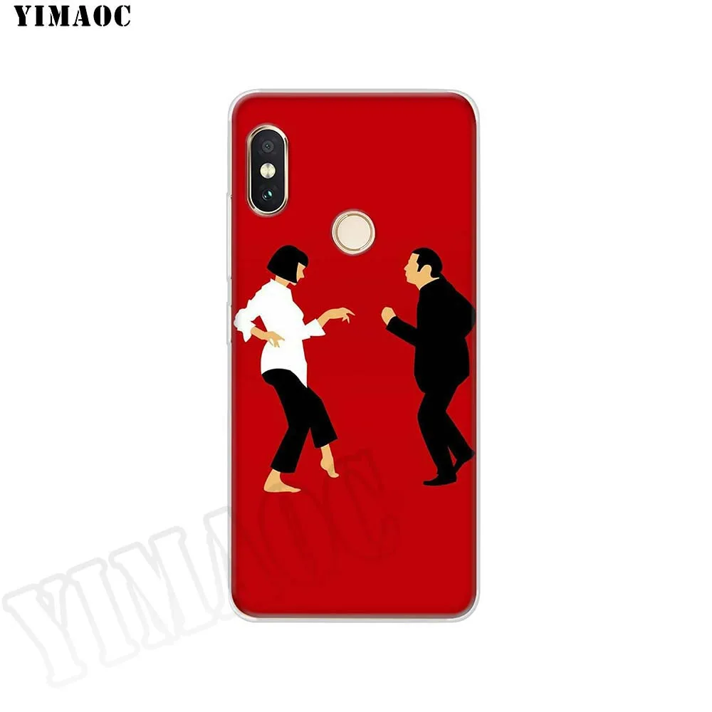 YIMAOC film Pulp Fiction Soft Silicone Case for POCOPHONE F1 Xiaomi Redmi Note 6 7 Pro 6A Mi 8 Lite TPU Cover |