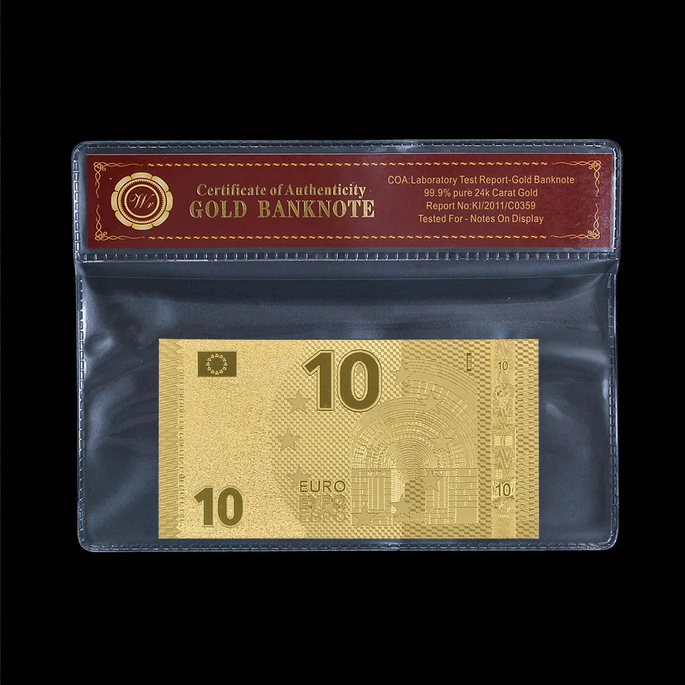 Банкнота 24K позолоченная Россия 100 рубль Золотая Банкнота с ПВХ COA подарок для бизнеса и сбора русские банкноты