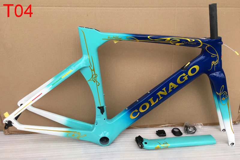 Черный, красный T09 карбоновая рама Colnago рамочный велосипед набор углеродных дорожных Рам BB386 XXS/XS/S/M/L/XL доступно больше 8 цветов