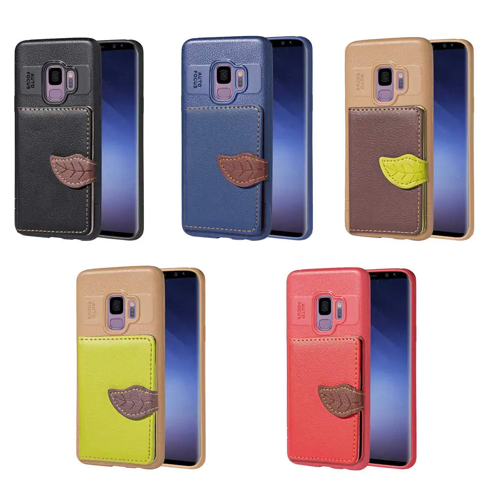 3D лист из искусственной кожи со слотами для карт чехол для samsung Galaxy S7 S10 S8 S9 плюс Чехол NOTE 8 9 A30 A40 A70 A50 A7 бумажник чехол s