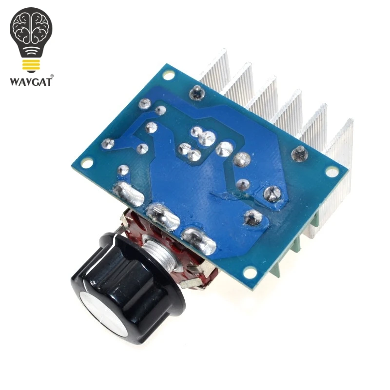 Регулятор напряжения переменного тока WAVGAT 220 В 4000 Вт диммер SCR|voltage regulator|dimmer 220vdimmer