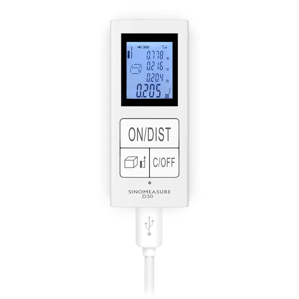 SHGO Mini Digital rechargeable Measure 98 Ft/30 м Sino инструмент для измерения домашнего использования