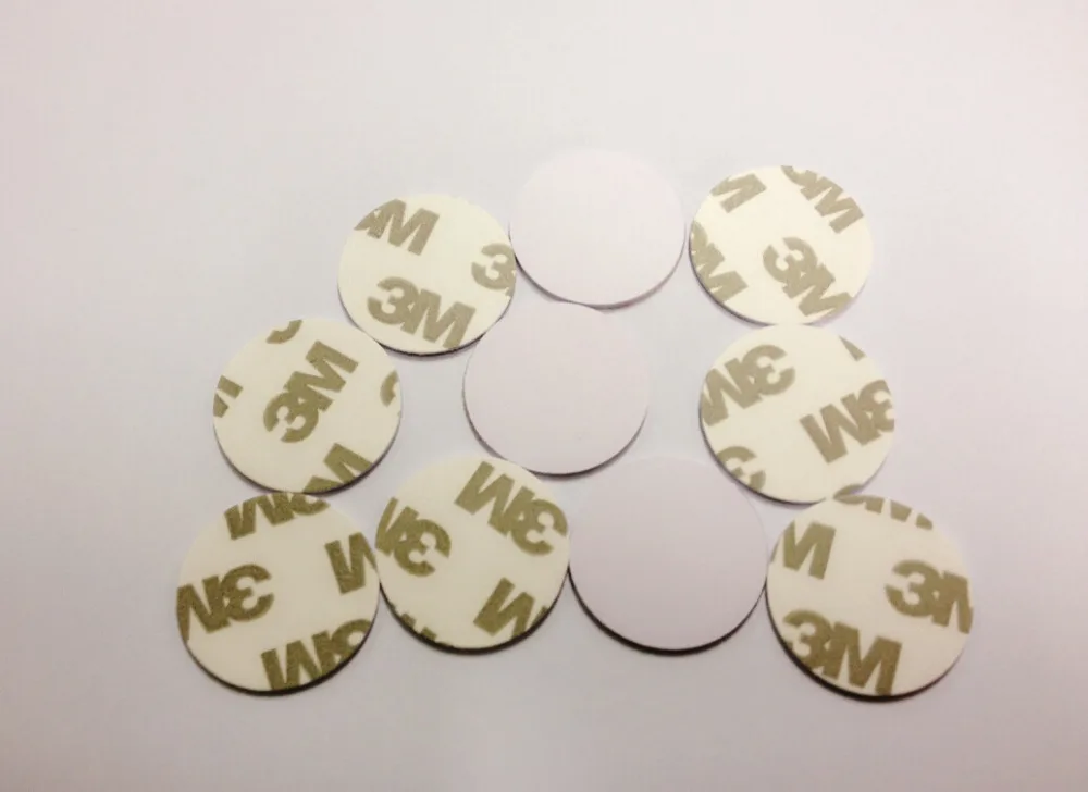 10 шт. RFID 125 кГц T5577 EM4305 Стикеры для ключей перезаписываемые этикетки монет и карт
