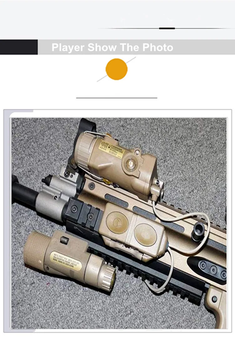 Element Airsoft Двойной пульт дистанционного управления переключатель давления для LA-5/PEQ-15& WMX-200 флэш-светильник или/PEQ-16A PEQ M3X светильник аксессуар