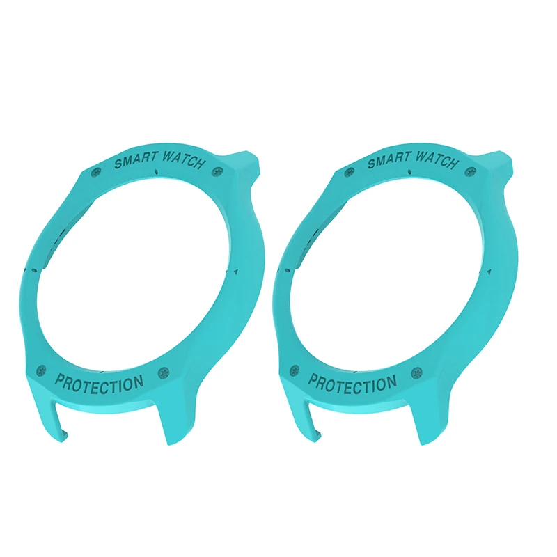 2-pack lightblue Для ticwatch 2 Чехол SIKAI Твердый защитный чехол Красочный легкий корпус ПК - Цвет: 2-pack lightblue