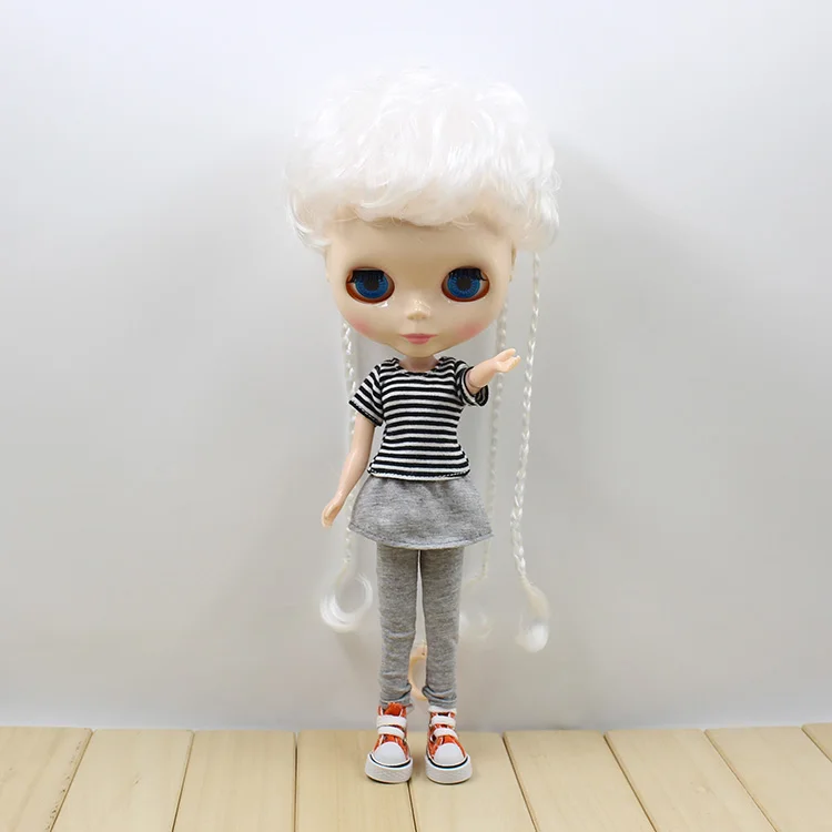 Кукла Blyth с косами (белые волосы) | Игрушки и хобби
