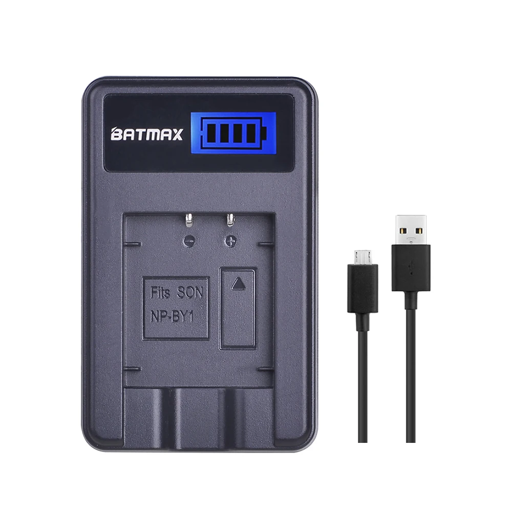 2 шт. NP-BY1 NP BY1 Батарея+ ЖК-дисплей USB Зарядное устройство для NP-BY1 EN-EL11 LI-60B DLI-78 DB-L70 DB-80 sony HDR-AZ1 Nikon Coolpix S550 S560