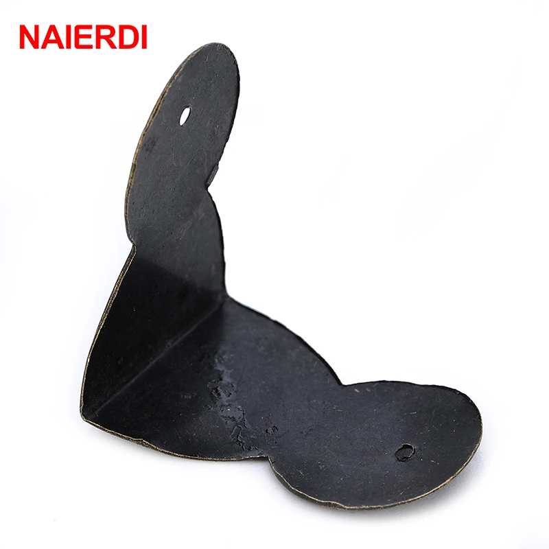 NAIERDI 12 шт. декоративный угловой кронштейн для мебель деревянный ящик защиты углов