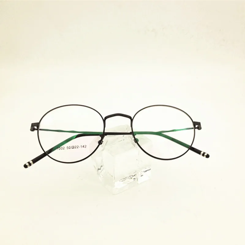 Классические женские очки для близорукости маленькие металлическая круглая