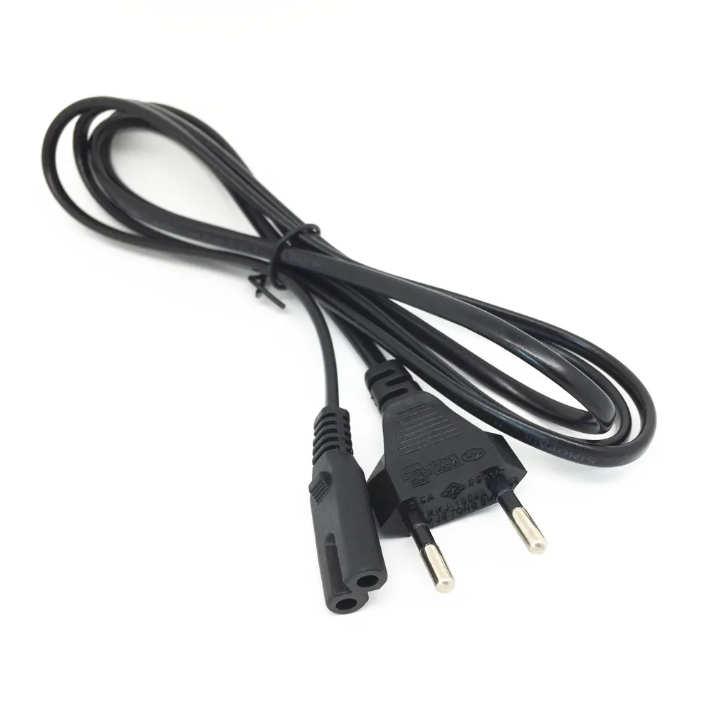 US /EU Plug 2-зубец Мощность шнур питания кабель для Sony Цифровой Камера Батарея