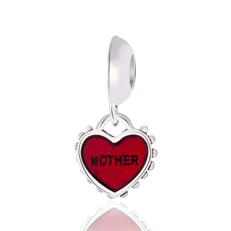 Горячая продажа красный цвет цветок крыло сердце Микки Кристалл Крест Подвески