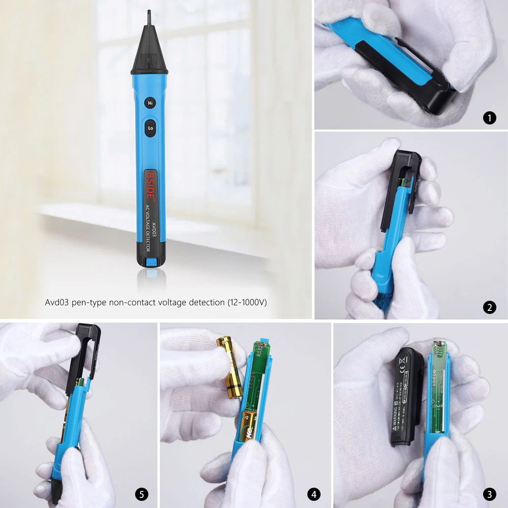 Портативный испытательный карандаш напряжения переменного тока Бесконтактный