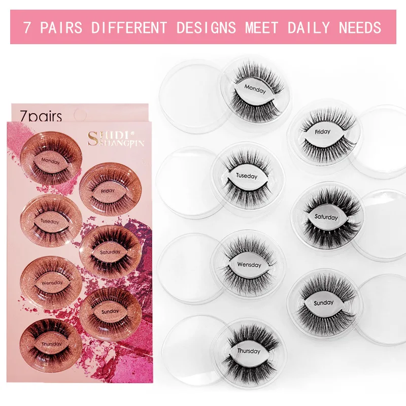 Набор 3d норковых ресниц для макияжа с красивыми глазами 7 пар | Красота и здоровье