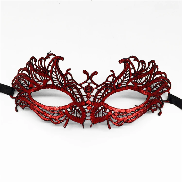 1 шт. красные черные белые сексуальные женские Кружевные маски для Хэллоуина