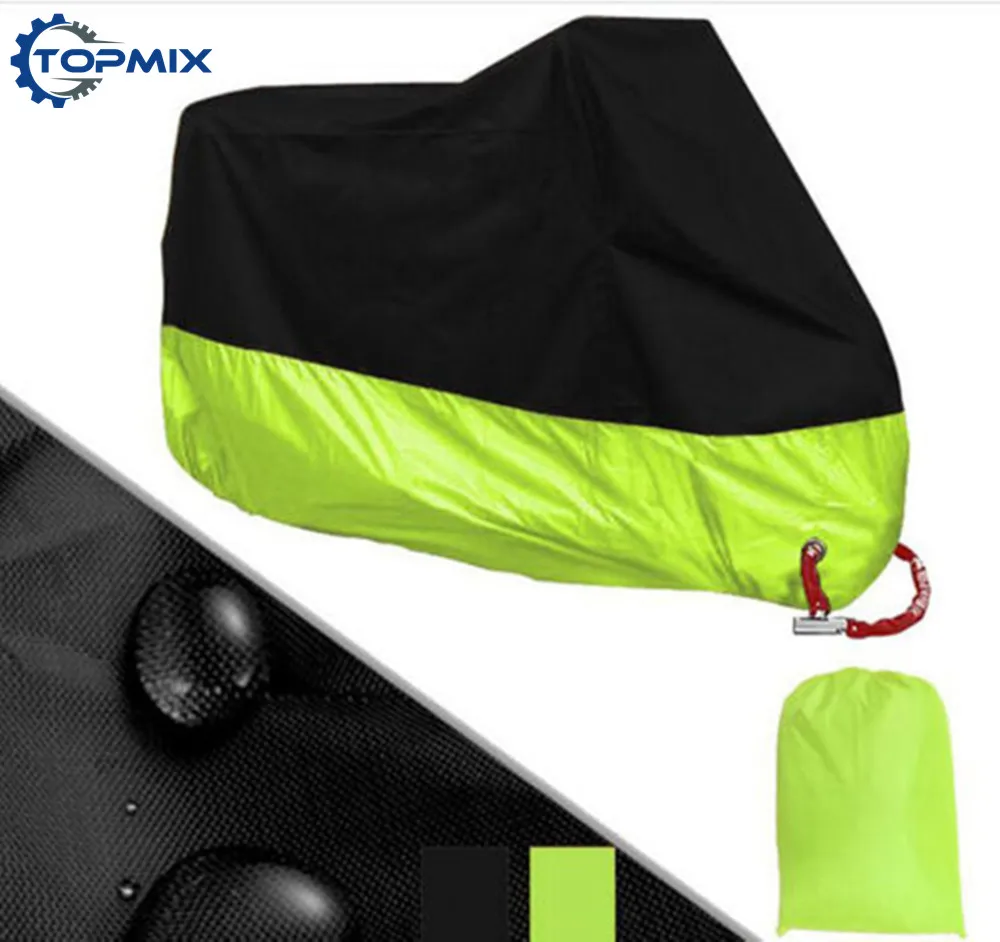 4XL Motorcycle Cover Waterproof Outdoor Uv Protector Bike Rain Dustproof for Motor Scooter Coat XXXXL |