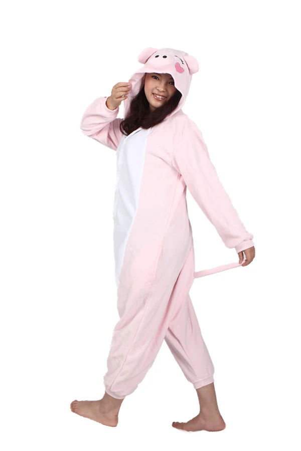 Animal Costume Cosplay Adult Pyjamas JP pink blue yellow Penguins tiger bee sheep and pigs deer owl Pajamas |