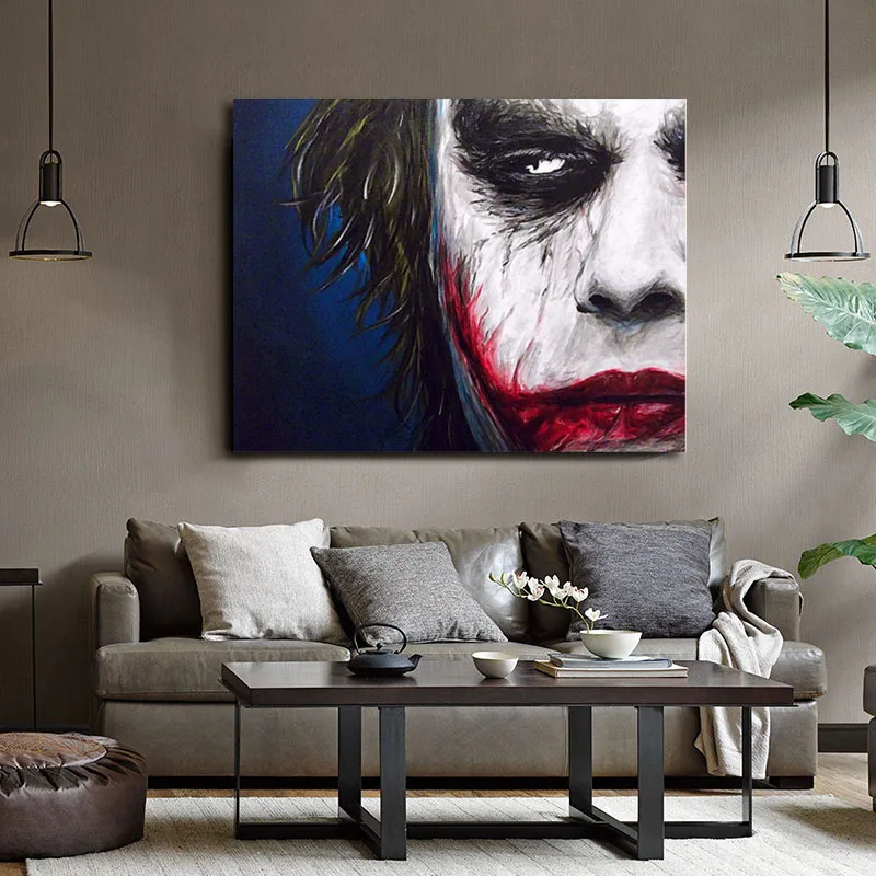 DIY colorings pictures by numbers with clown picture drawing painting framed Home | Дом и сад