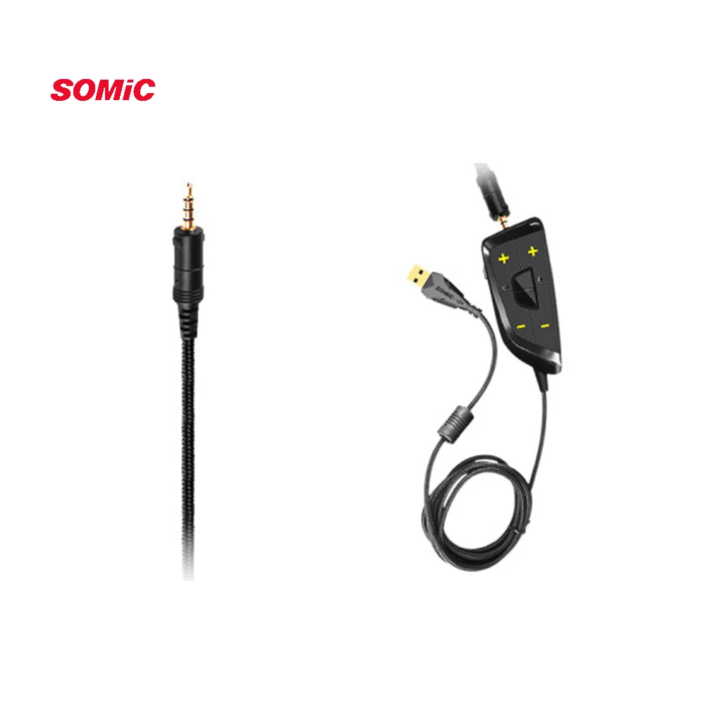 Игровая Гарнитура SOMIC G936N PS4 виртуальная Проводная гарнитура 7 1 3 5 мм ПК стерео