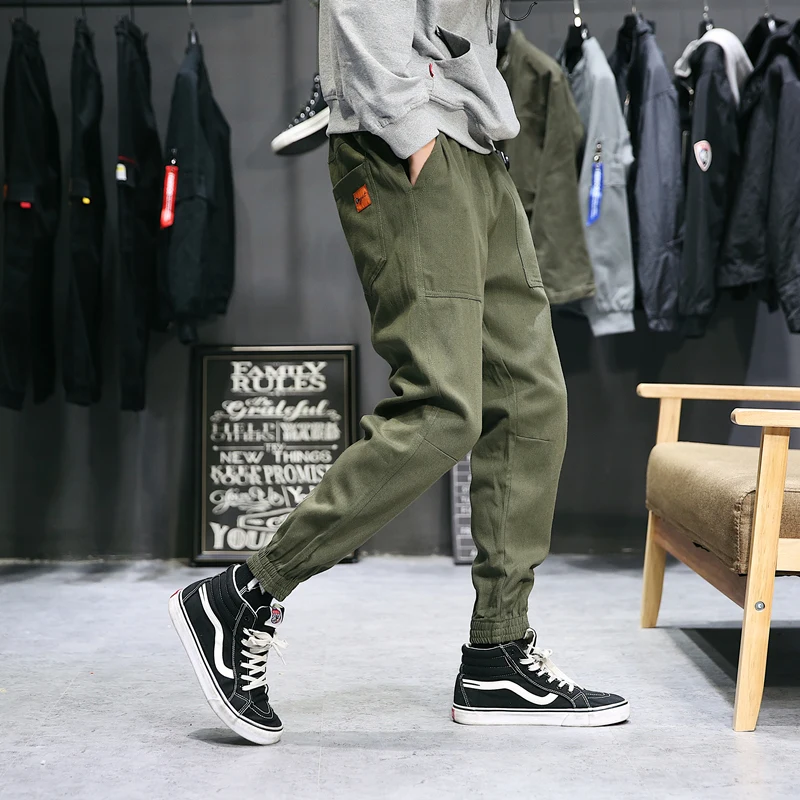 Модные новые повседневные штаны для детей плотные мужские большой Размеры 100%