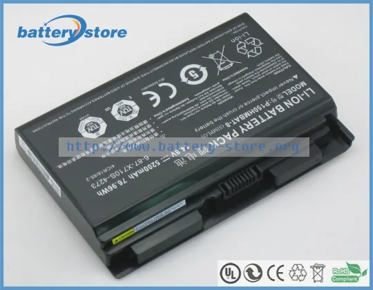 Подлинный ноутбук Sager NP8268 SAGER NP8298 NP8278 NP-8275-S аккумулятор 14 8 в 5200 мАч 76 96 Вт |