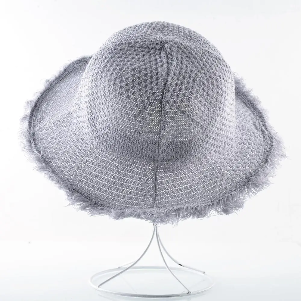 Шляпа женская Соломенная с широкими полями дышащая уличная шапка от солнца