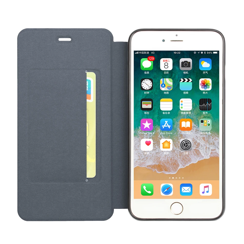 Кожаный роскошный чехол бумажник из шелковой ткани для iPhone 6 6S 7 8 Plus iphone X книжка с