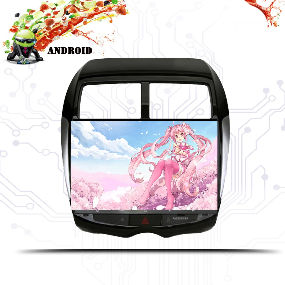2 din 4+ 64G android 8,1 автомобильный dvd-плеер мультимедиа для Mitsubishi ASX 2011 2012 2013 GPS Радио Стерео навигационная система