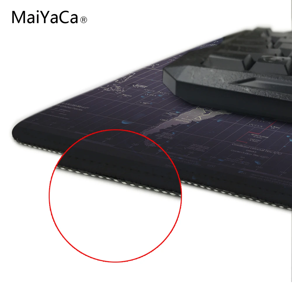 

MaiYaCa 10 PC World Map Designs Large Locked Edge Gaming Mouse pad Speed/Control Version Size 400x900x2mm Best Gift for Choice