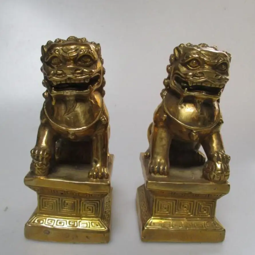 Свадебные украшения/художественная Коллекция 1 пара китайских латунных резных