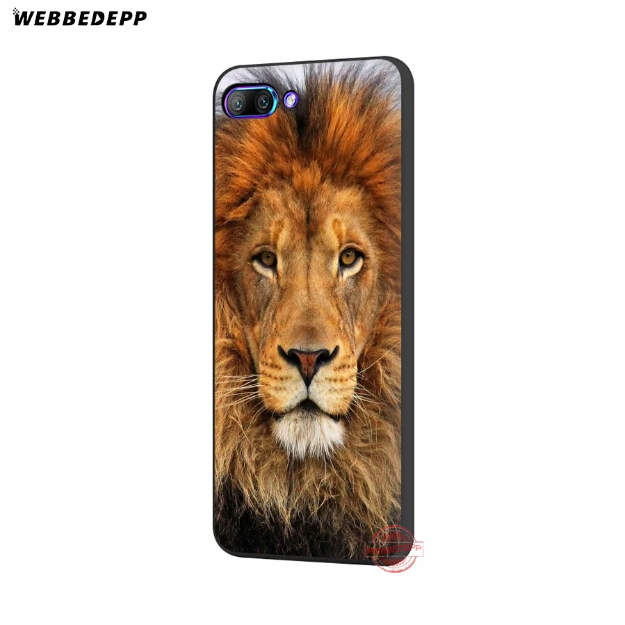 WEBBEDEPP мягкий чехол с большим львом на камнях для Honor 20 10 9 9X 8 Lite 8C 8X 7X 7C 7A 3 ГБ 6A Pro View |