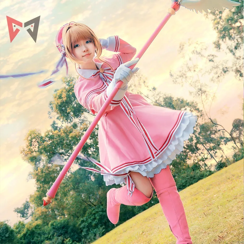 MMGG 2018 аниме карточка Captor Sakura Новое Хрустальное боевое платье униформа косплей