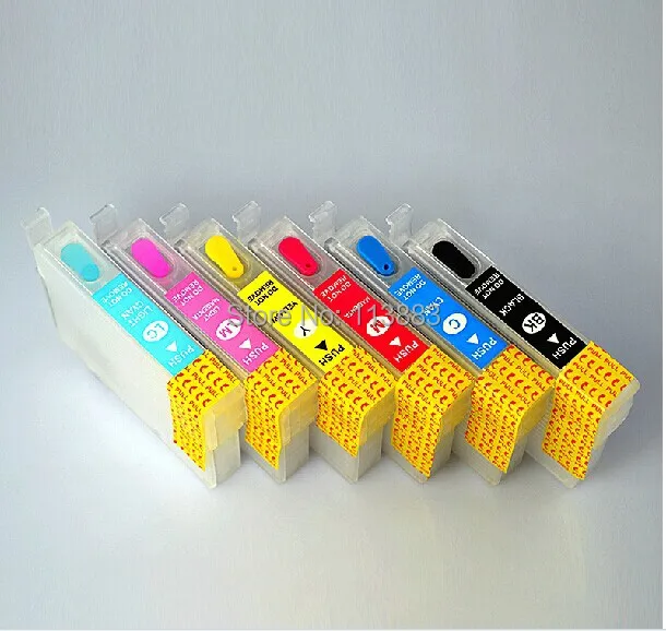 Многоразовый картридж для принтера EPSON R390 RX590 R270 RX610 RX690 R290 RX615 чип автоматического