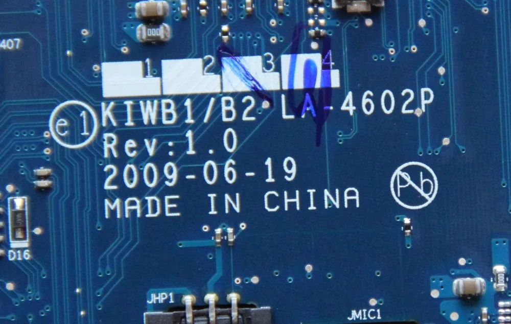 Материнская плата для ноутбука Lenovo Y550 модель KIWB1 со стандартным графическим