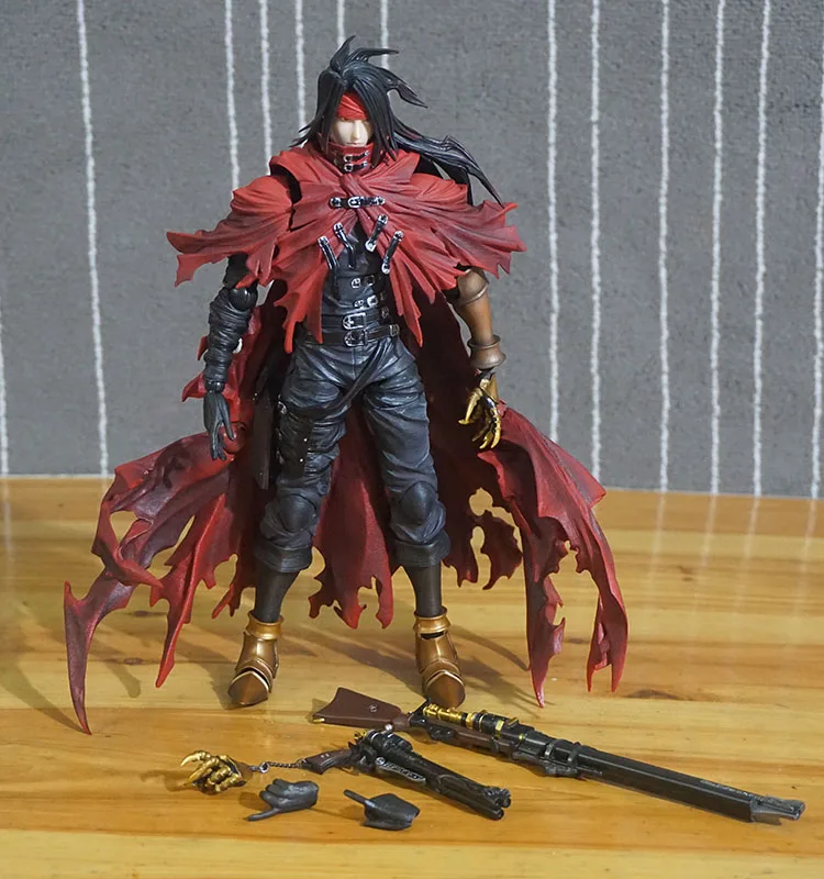 

Vogue Vincent Valentine Action Figure Statue PLAY ARTS Kai Game Anime Film Ultimate Fantasy 7 Dirge of Kerberos 11" Toys