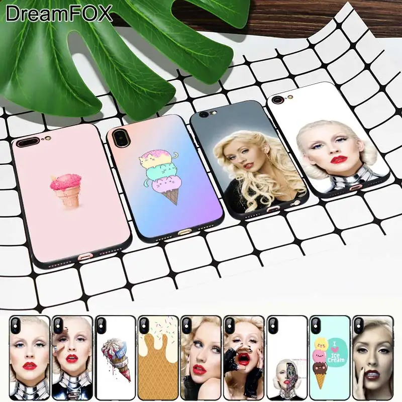 M426 Кристина Агилера Черный Мягкий ТПУ силиконовый чехол для Apple iPhone 11 Pro XR XS Max X 8 7 6