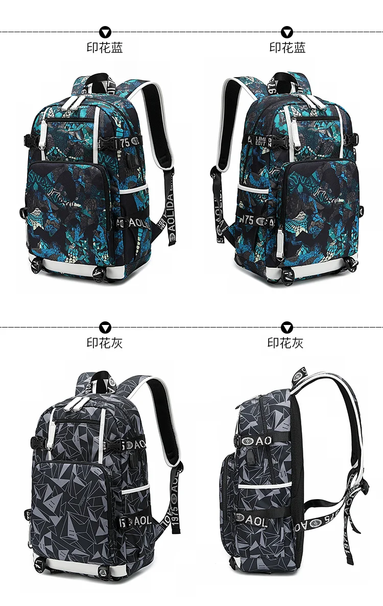 Demon Slayer: Kimetsu no Yaiba женский рюкзак аниме Bookbag нейлоновые школьные сумки большой дорожный рюкзак унисекс рюкзак для ноутбука