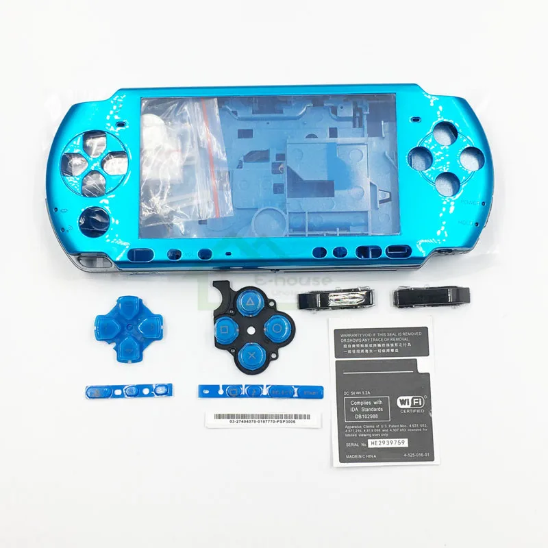 10 цветов для psp 3000 psp 3000 Корпус Лицевая панель старая версия игровая консоль замена полный корпус чехол с кнопками