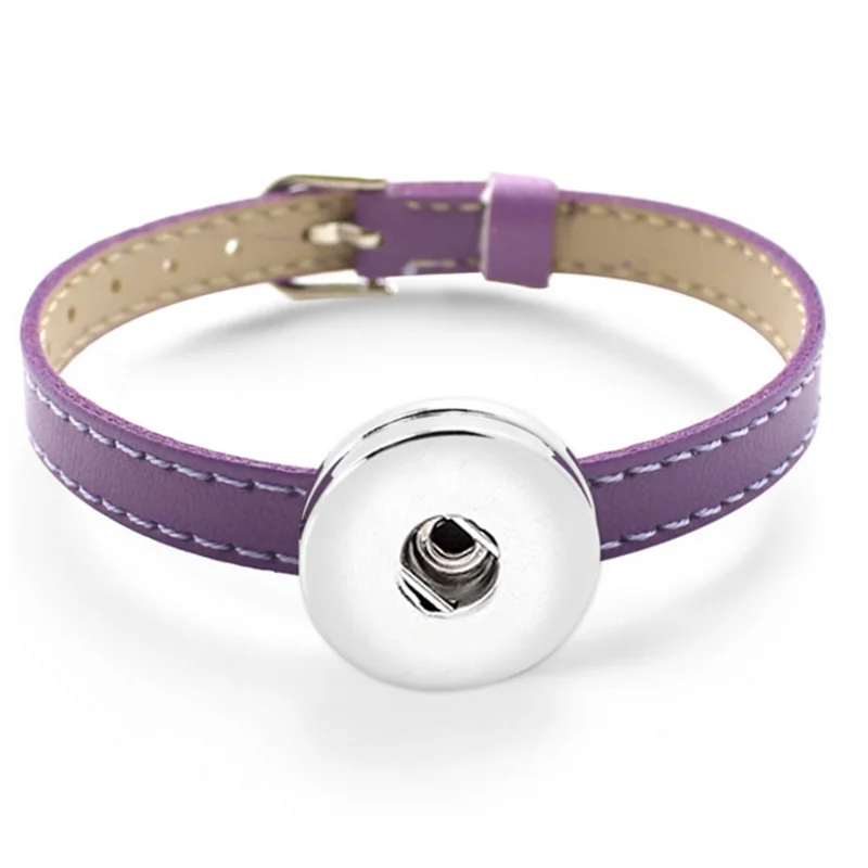 Горячая продажа хорошее качество ПУ кожаный с кнопкой браслет ювелирные изделия
