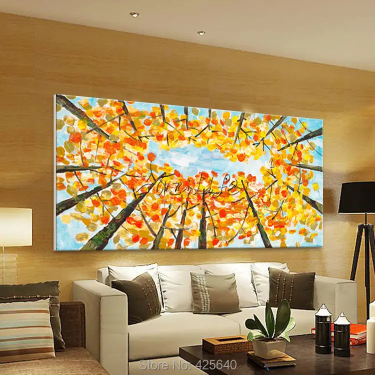 Картина маслом на холсте палитра нож импасто картина стену домашний Декор