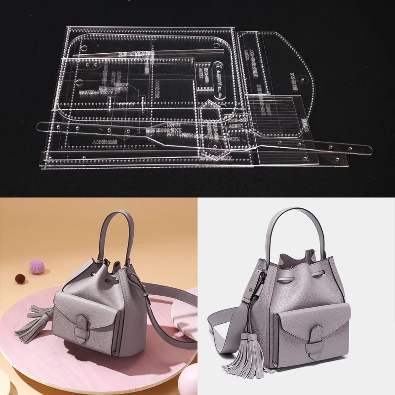 1 Набор DIY акриловый кожаный шаблон для дома ручная работа кожевенное ремесло