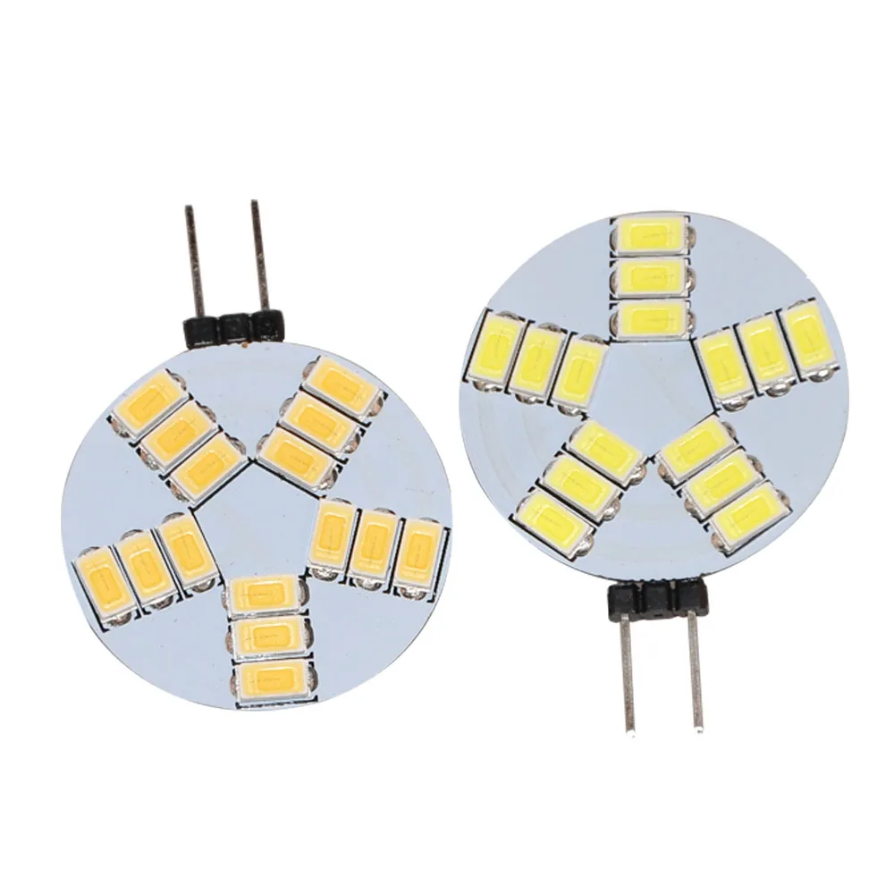 JYL 1 шт. ультра яркий 0 8 Вт 2 3 G4 базовый Светодиодный свет 6 12 15 24 SMD 5730 чип RV Camper