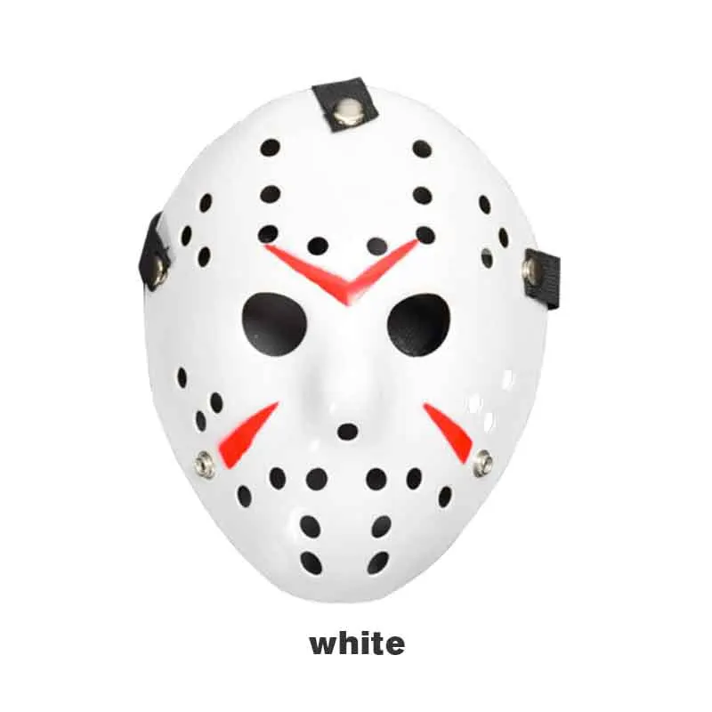 1 шт./лот, Черная пятница, № 13, Jason Voorhees Freddy, хоккейные праздничные вечерние маскарадные маски на Хэллоуин(размер для взрослых), 100 грамм - Цвет: As picture
