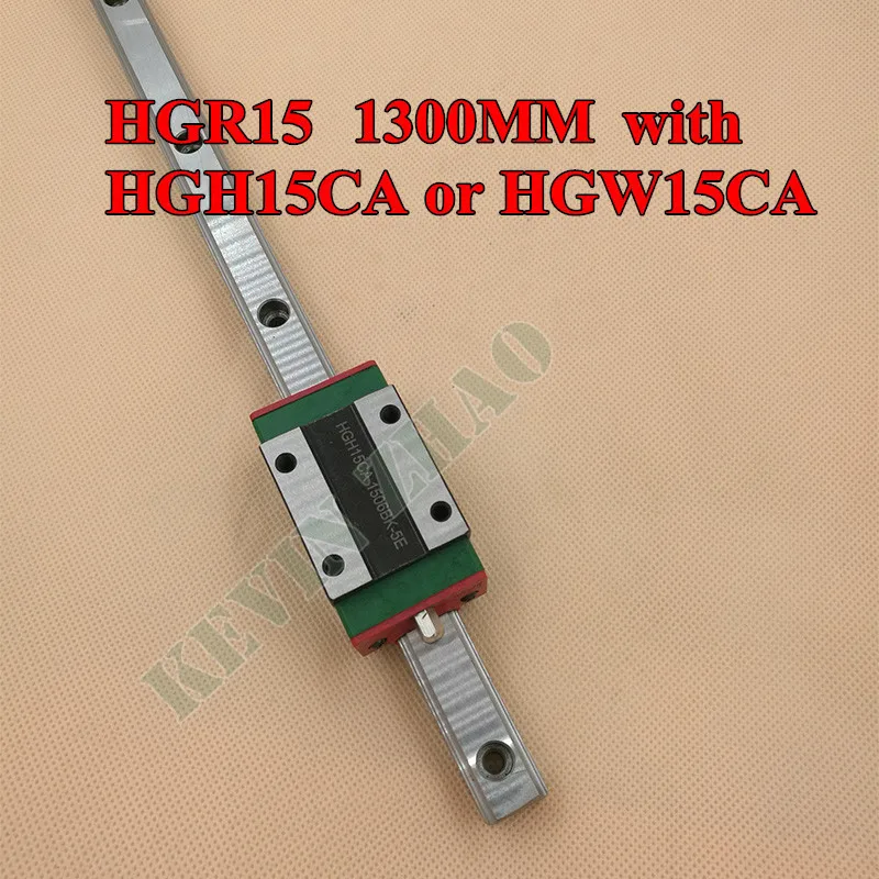 Новинка HGR15 линейная направляющая рельса 1300 мм длиной с 1 шт. линейной каретки