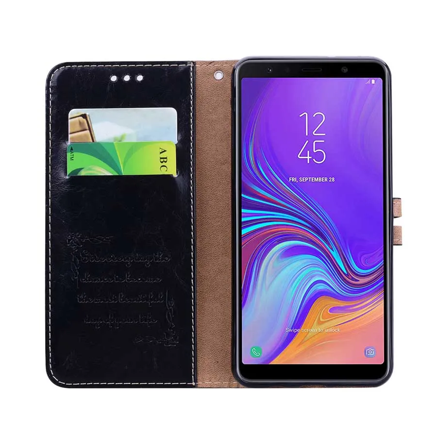 Для Samsung Galaxy S6 S7 край S8 S9 плюс J3 J5 J7 A6 A8 J4 J6 плюс S3 S5 S4 A7 A9 J730FM A750 кожаный чехол