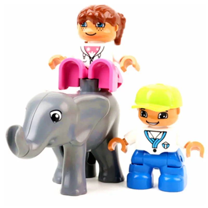 Duplo-diy-40 Крупные частицы Diy строительные блоки Doll домик для животных качели аксессуары совместимы с дублированные игрушки для Дети Детские подарки - Цвет: Duplo-diy-40